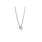 Breuning 18 Karat Gold Collier 6er Krappe mit Diamant - 61/01441